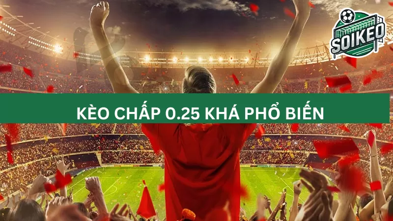 Kinh nghiệm đặt cược kèo chấp 0.25 đảm bảo chiến thắng